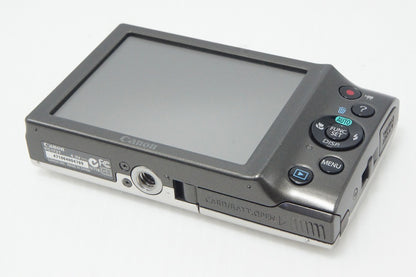 美品 Canon キヤノン PowerShot A3400 IS コンパクトデジタルカメラ シルバー 260928d