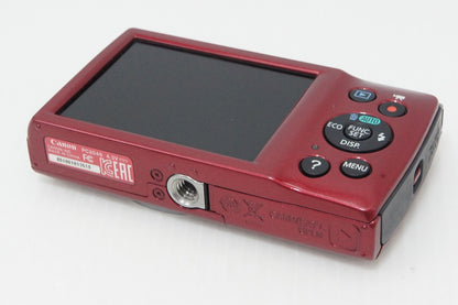 良品 Canon キヤノン IXY 120 コンパクトデジタルカメラ レッド 260408a