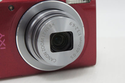 良品 Canon キヤノン IXY 120 コンパクトデジタルカメラ レッド 260408a