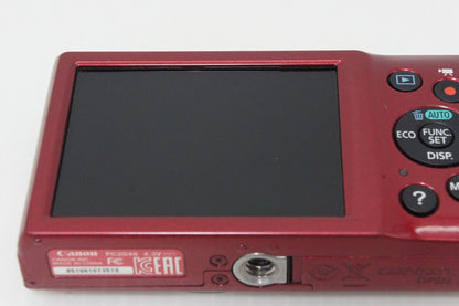 良品 Canon キヤノン IXY 120 コンパクトデジタルカメラ レッド 260408a