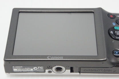 美品 Canon キヤノン PowerShot A3400 IS コンパクトデジタルカメラ シルバー 260928d