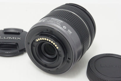 良品 Panasonic LUMIX G VARIO 14-42mm F3.5-5.6 ASPH. MEGA O.I.S. H-FS014042 AFレンズ マイクロフォーサーズ フード付 260928v