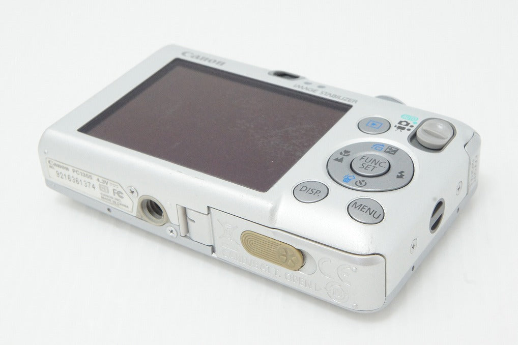 良品 Canon キヤノン IXY DIGITAL 110 IS コンパクトデジタルカメラ シルバー 260608a