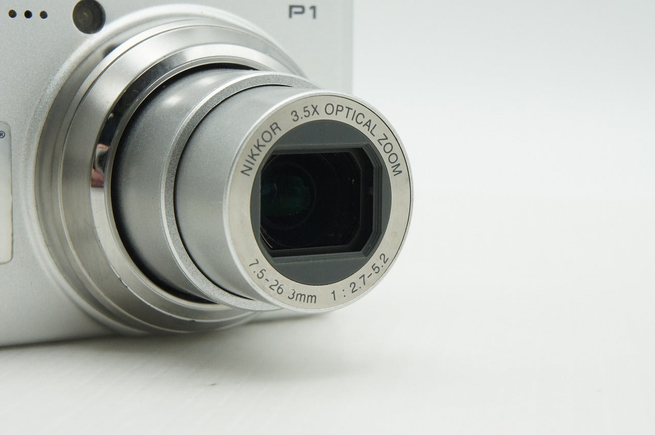 美品 Nikon ニコン COOLPIX P1 コンパクトデジタルカメラ プライムシルバー 元箱付 260302ae