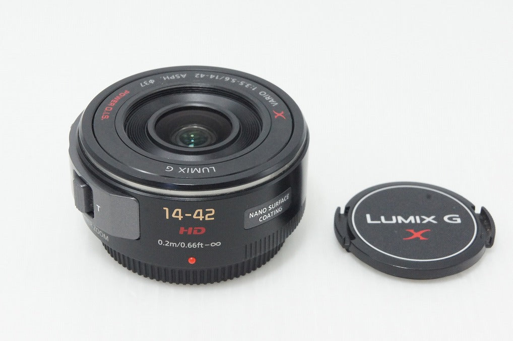 良品 Panasonic LUMIX G X VARIO PZ 14-42mm F3.5-5.6 ASPH. POWER O.I.S. H-PS14042 マイクロフォーサーズ 260608i