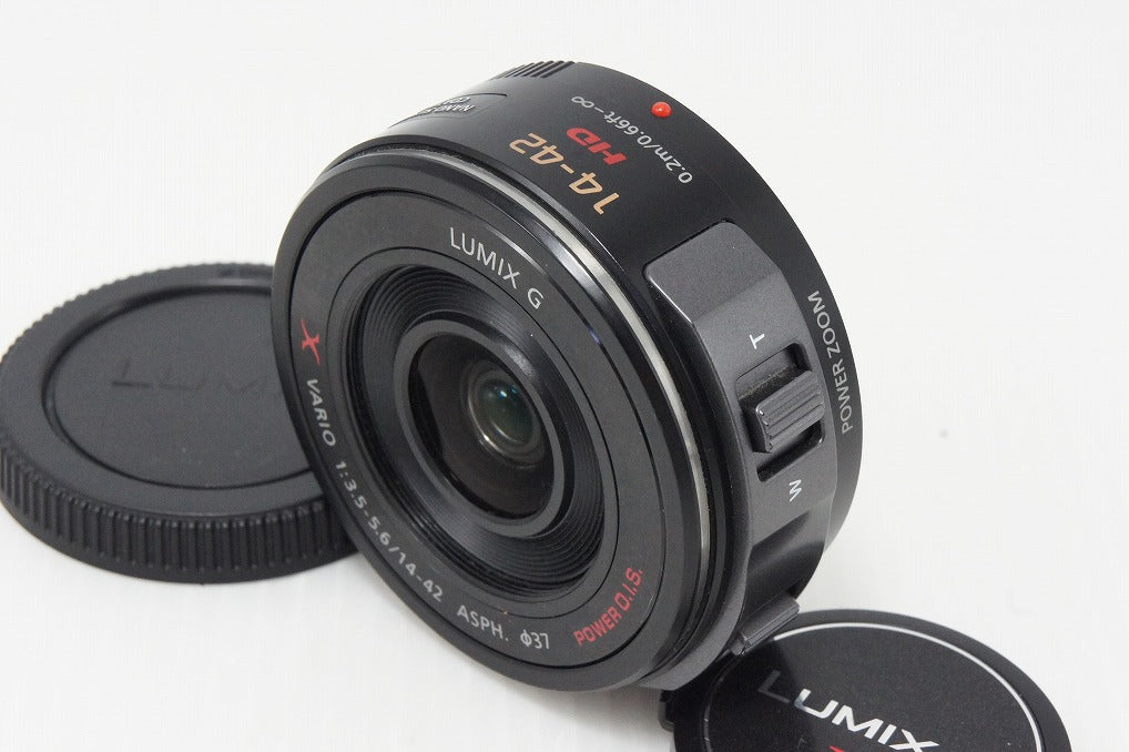 良品 Panasonic LUMIX G X VARIO PZ 14-42mm F3.5-5.6 ASPH. POWER O.I.S. H-PS14042 マイクロフォーサーズ 260608i