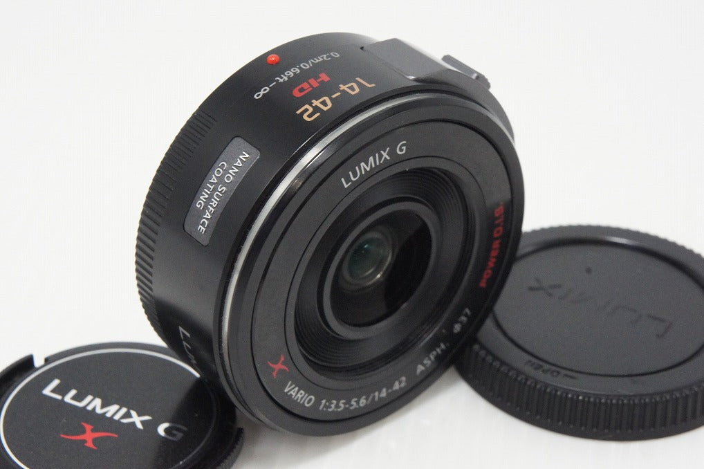 良品 Panasonic LUMIX G X VARIO PZ 14-42mm F3.5-5.6 ASPH. POWER O.I.S. H-PS14042 マイクロフォーサーズ 260608i