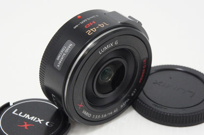 良品 Panasonic LUMIX G X VARIO PZ 14-42mm F3.5-5.6 ASPH. POWER O.I.S. H-PS14042 マイクロフォーサーズ 260608i
