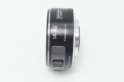 良品 Panasonic LUMIX G X VARIO PZ 14-42mm F3.5-5.6 ASPH. POWER O.I.S. H-PS14042 マイクロフォーサーズ 260608i