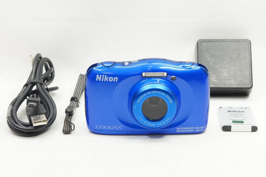 Nikon ニコン COOLPIX S33 コンパクトデジタルカメラ ブルー 250625j