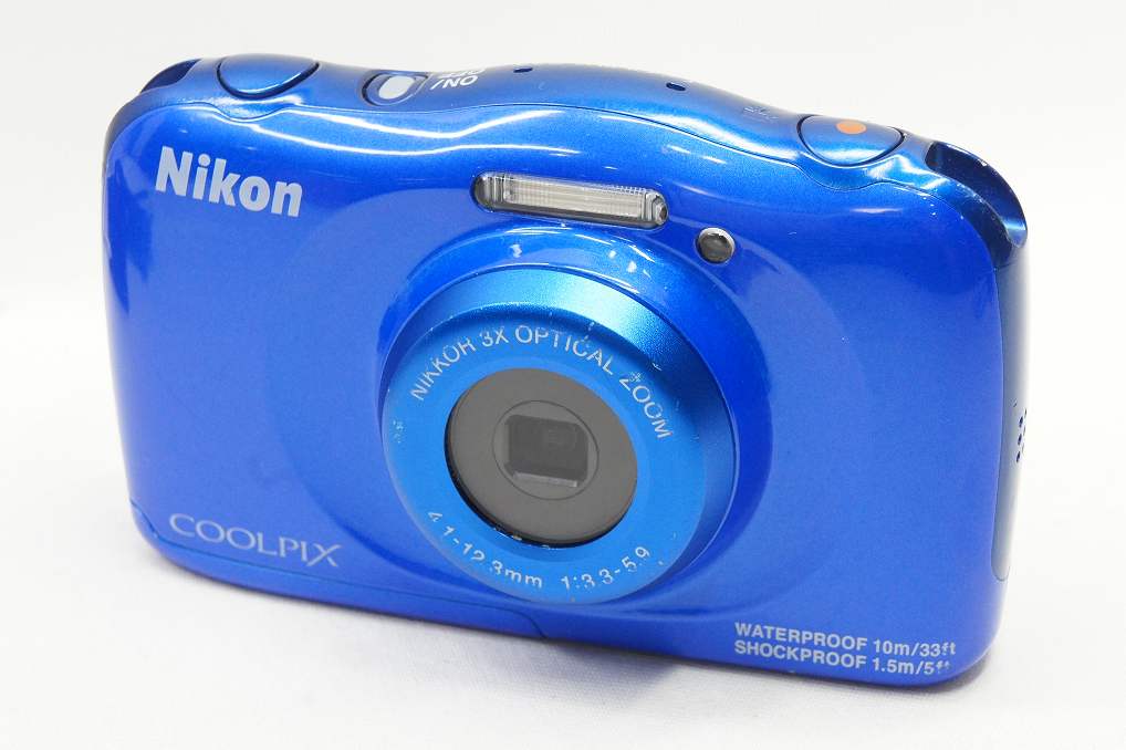 Nikon ニコン COOLPIX S33 コンパクトデジタルカメラ ブルー 250625j