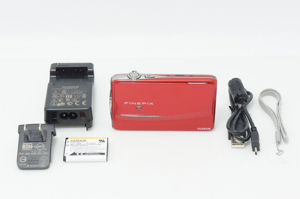 Excellent condition FUJIFILM FinePix Z950EXR Compact Digital Camera Red 260608e