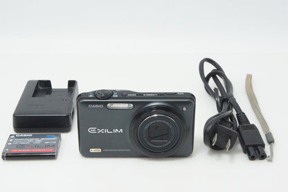 Good condition CASIO Exilim EX-ZR10 Compact Digital Camera Black 260603e