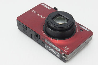 良品 Nikon ニコン COOLPIX S6000 コンパクトデジタルカメラ フラッシュレッド 260408n