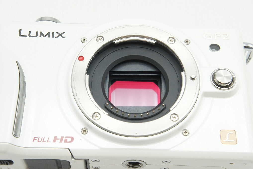 良品 Panasonic パナソニック LUMIX DMC-GF2 ボディ ミラーレス一眼カメラ シェルホワイト 251220d