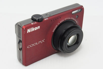 良品 Nikon ニコン COOLPIX S6000 コンパクトデジタルカメラ フラッシュレッド 260408n