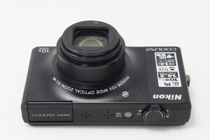 美品 Nikon ニコン COOLPIX S8000 コンパクトデジタルカメラ ブラック 260603h