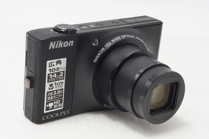 美品 Nikon ニコン COOLPIX S8000 コンパクトデジタルカメラ ブラック 260603h