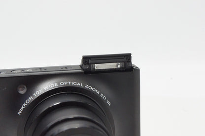 美品 Nikon ニコン COOLPIX S8000 コンパクトデジタルカメラ ブラック 260603h