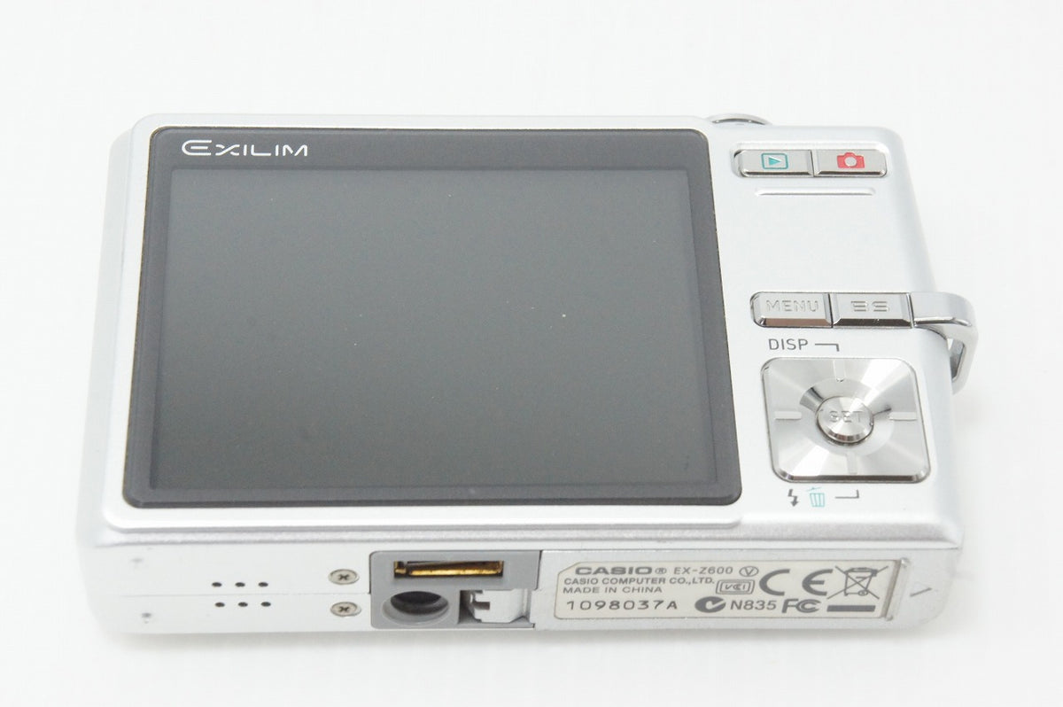 CASIO カシオ EXILIM EX-Z600 コンパクトデジタルカメラ シルバー 260608d