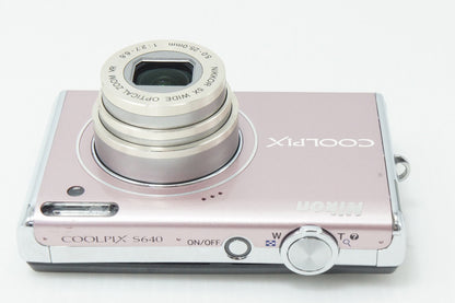 良品 Nikon ニコン COOLPIX S640 コンパクトデジタルカメラ プレシャスピンク 260603n