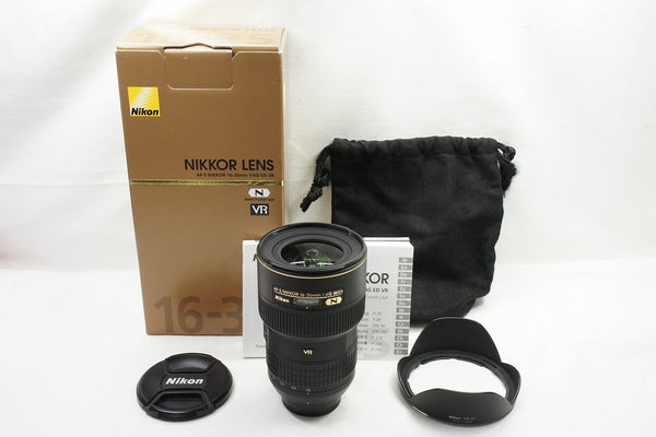 美品 Nikon ニコン AF-S NIKKOR 16-35mm F4G ED VR ズームレンズ フルサイズ 元箱付 240401o