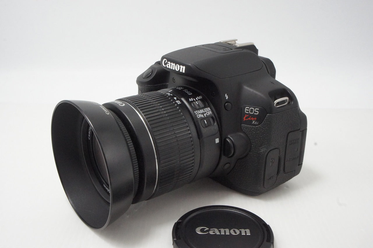 良品 Canon キヤノン EOS Kiss X6i + EF-S 18-55 IS II レンズキット デジタル一眼レフカメラ 260603am