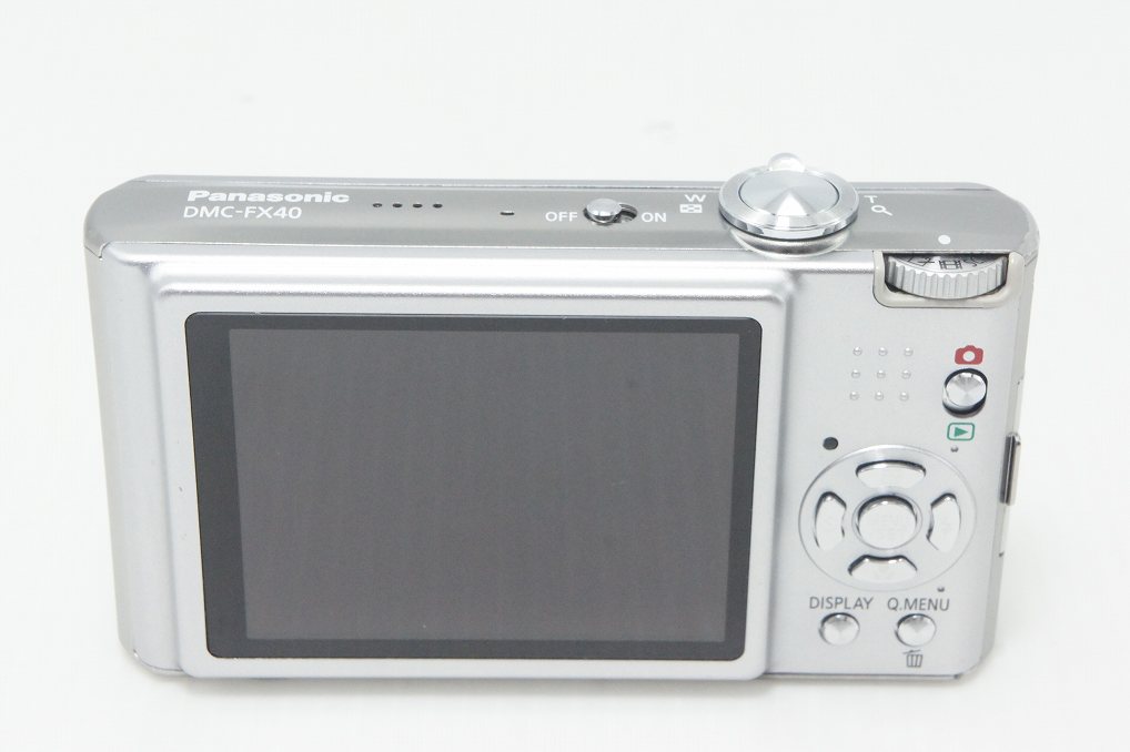 美品 Panasonic パナソニック LUMIX DMC-FX40 コンパクトデジタルカメラ プレシャスシルバー 元箱付 260930i