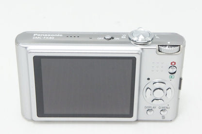 美品 Panasonic パナソニック LUMIX DMC-FX40 コンパクトデジタルカメラ プレシャスシルバー 元箱付 260930i