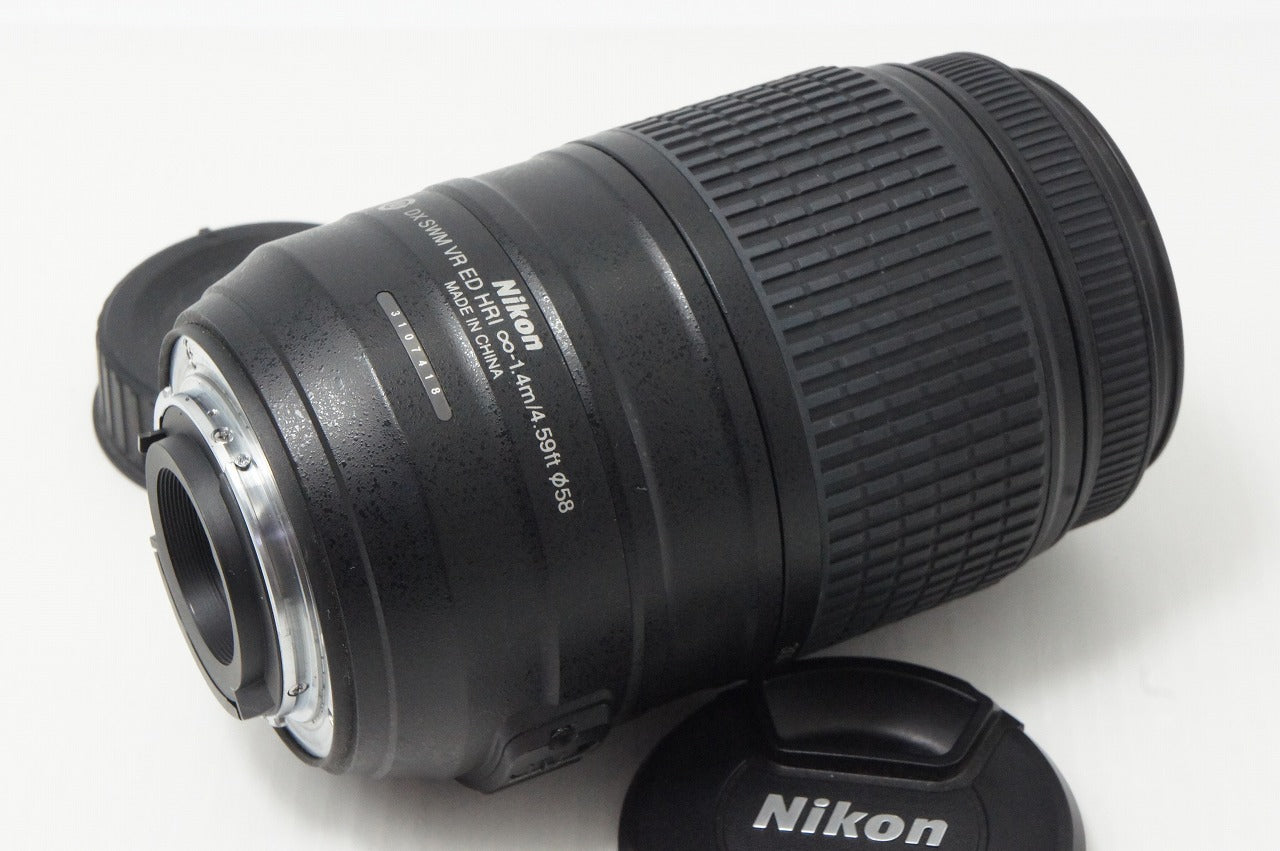 美品 Nikon ニコン AF-S DX NIKKOR 55-300mm F4.5-5.6G ED VR APS-C ズームレンズ フード付 260609b