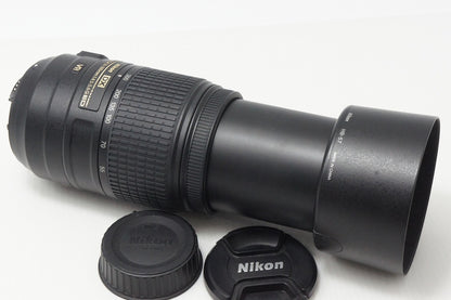 美品 Nikon ニコン AF-S DX NIKKOR 55-300mm F4.5-5.6G ED VR APS-C ズームレンズ フード付 260609b