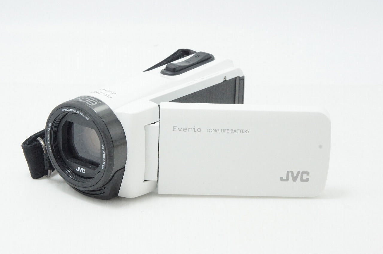 美品 JVC ケンウッド GZ-F270 デジタルビデオカメラ ホワイト 元箱付