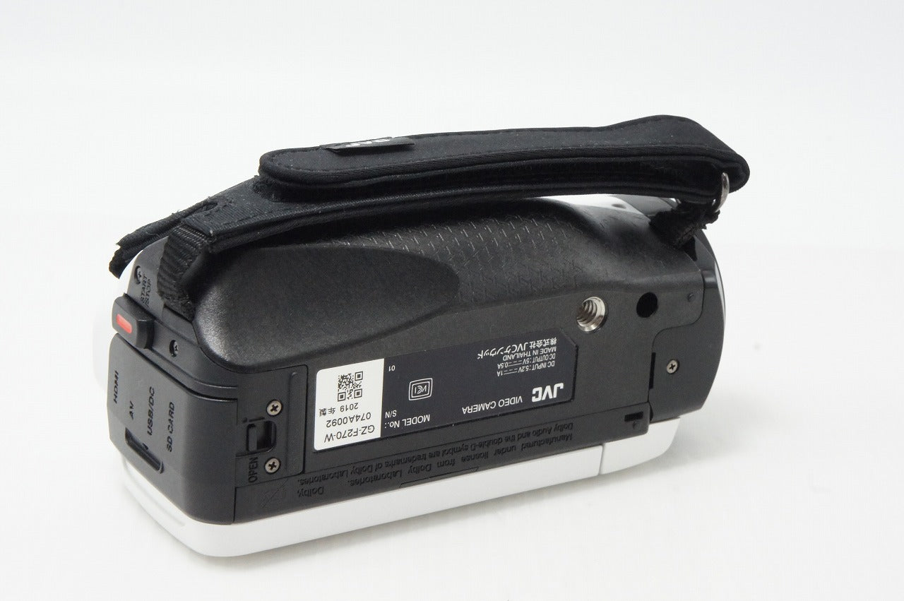 美品 JVC ケンウッド GZ-F270 デジタルビデオカメラ ホワイト 元箱付