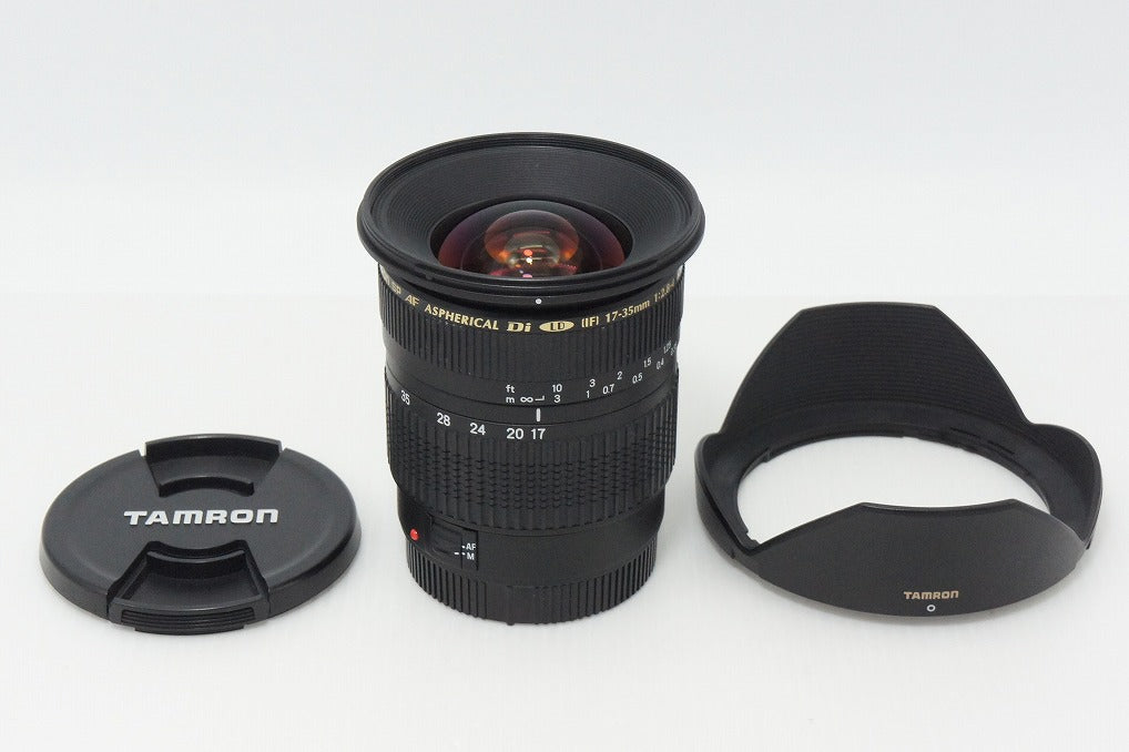 美品 TAMRON タムロン SP AF 17-35mm F2.8-4 Di LD ASPHERICAL IF A05 Canon キヤノン EFマウント フード付 260409o