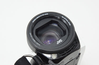 美品 JVC ケンウッド GZ-F270 デジタルビデオカメラ ホワイト 元箱付 260609i