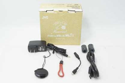美品 JVC ケンウッド GZ-F270 デジタルビデオカメラ ホワイト 元箱付 260609i
