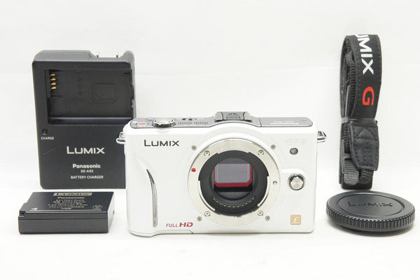 良品 Panasonic パナソニック LUMIX DMC-GF2 ボディ ミラーレス一眼カメラ ホワイト 250402bf