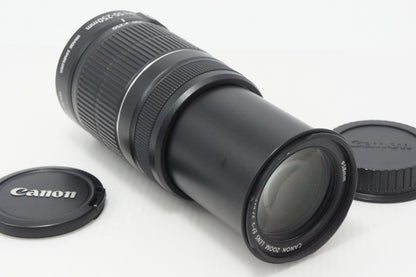 良品 Canon キヤノン EF-S 55-250mm F4-5.6 IS II APS-C ズームレンズ 260610aa
