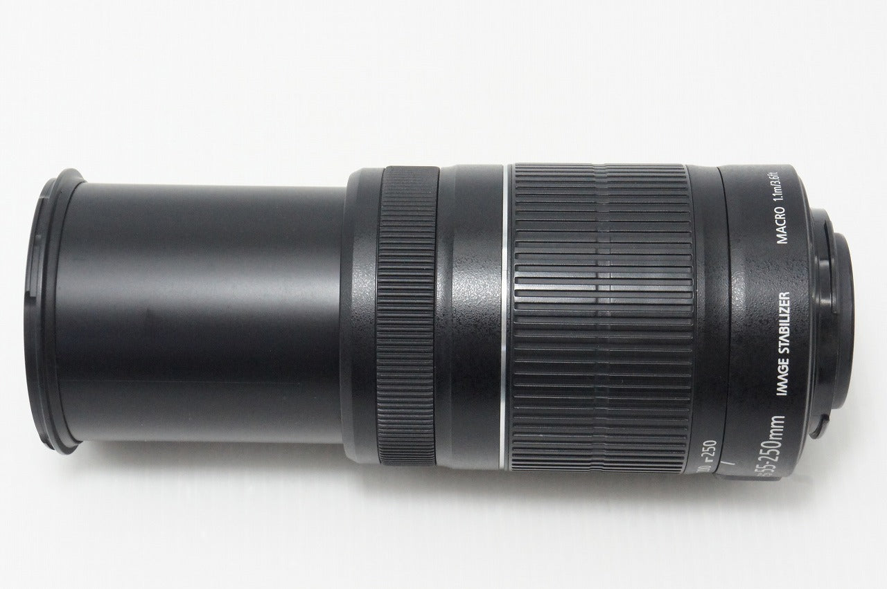 良品 Canon キヤノン EF-S 55-250mm F4-5.6 IS II APS-C ズームレンズ 260610aa