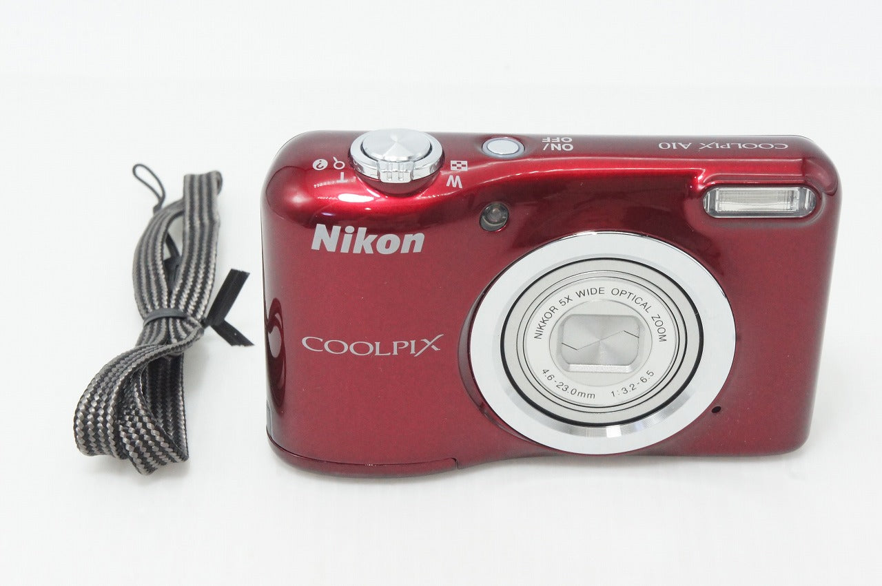 良品 Nikon ニコン COOLPIX A10 コンパクトデジタルカメラ レッド