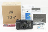 新品級 OM SYSTEM オーエムシステム Tough TG-7 OLYMPUS コンパクトデジタルカメラ 元箱付 240401s