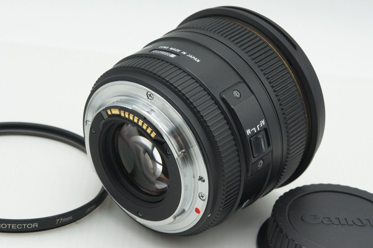 SIGMA シグマ 50mm F1.4 EX DG HSM Canon キヤノン EFマウント フルサイズ 単焦点レンズ フード付 260302r