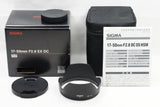 美品 SIGMA シグマ 17-50mm F2.8 EX DC HSM PENTAX ペンタックス Kマウント 元箱付 240401z