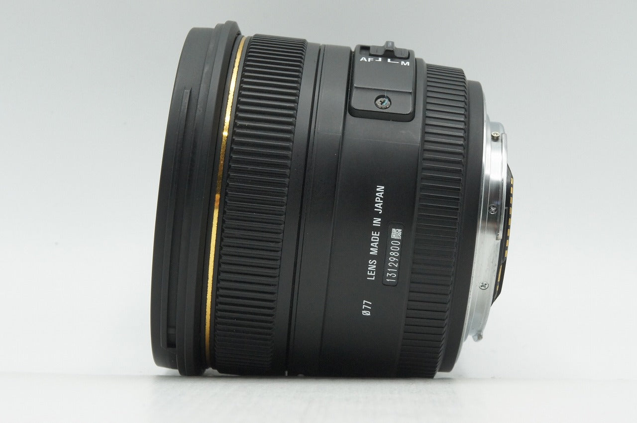 SIGMA シグマ 50mm F1.4 EX DG HSM Canon キヤノン EFマウント フルサイズ 単焦点レンズ フード付 260302r