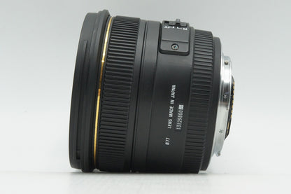 SIGMA シグマ 50mm F1.4 EX DG HSM Canon キヤノン EFマウント フルサイズ 単焦点レンズ フード付 260302r