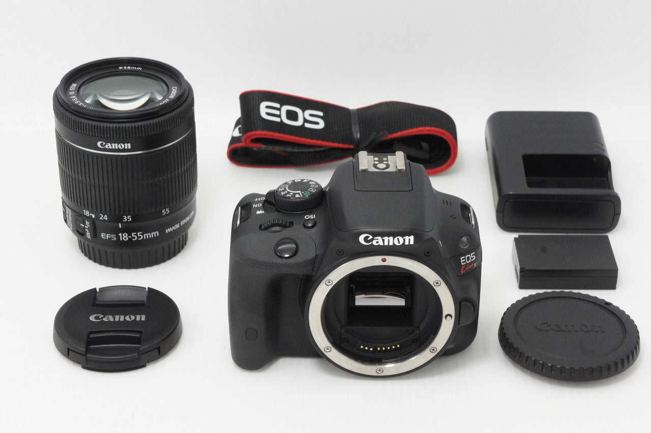 美品 Canon キヤノン EOS Kiss X7 ボディ + EF-S 18-55mm IS STM レンズキット デジタル一眼レフカメラ 260610l