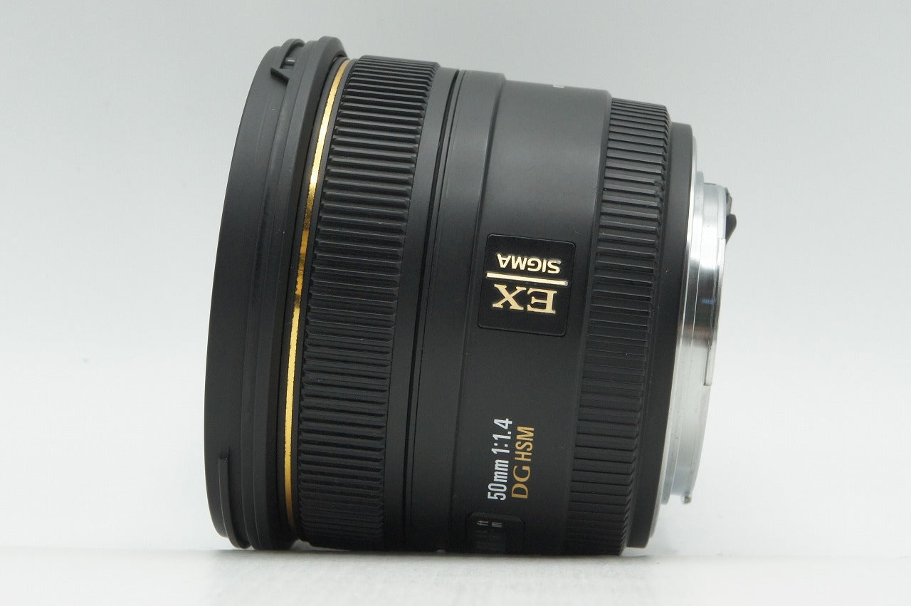 SIGMA シグマ 50mm F1.4 EX DG HSM Canon キヤノン EFマウント フルサイズ 単焦点レンズ フード付 260302r