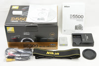 美品 Nikon ニコン D5500 ボディ デジタル一眼レフカメラ 元箱付 240401y