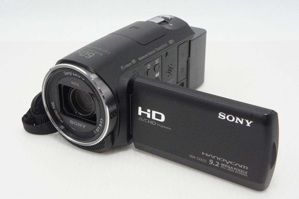 良品 SONY ソニー HDR-CX670 デジタルビデオカメラ ブラック 元箱付