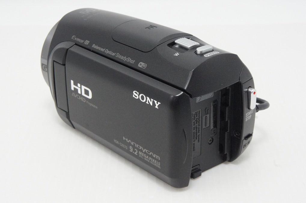 動作確認済 SONY ビデオカメラ HDR-CX670 ブラック 黒 良品 SONY ソニー HDR-CX670 デジタルビデオカメラ ブラック 元箱付
